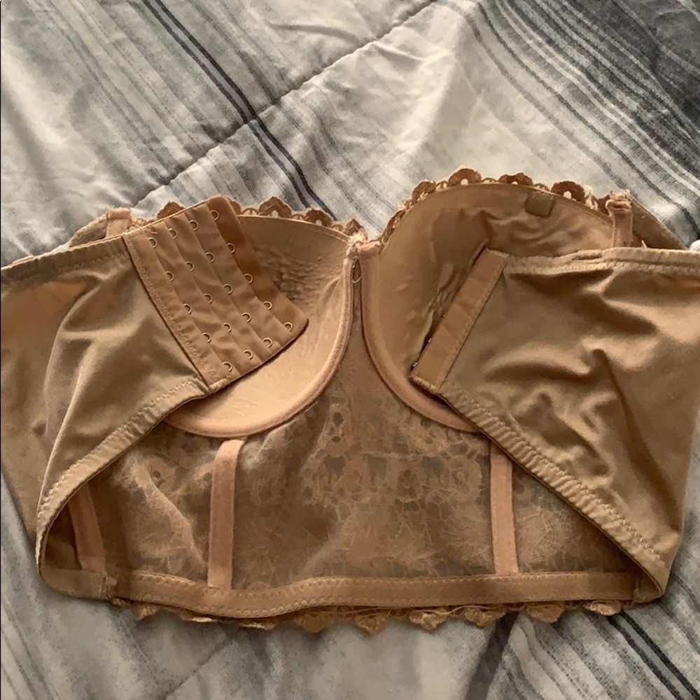 Nude StrapLess Top - Picture 2 of 3